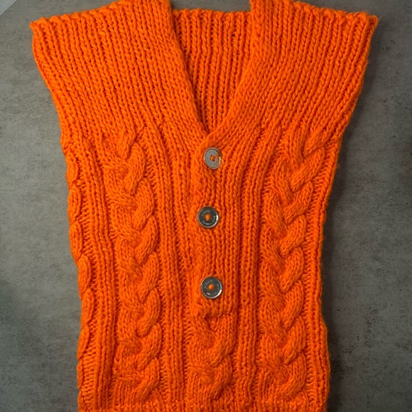 Michael Kors Orange Snood ~ Winter Neck Warmer - Picture 3 of 6